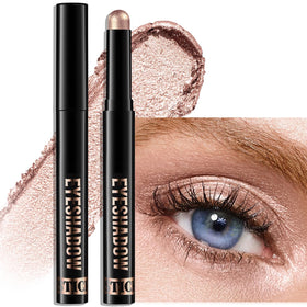 Wugbc Crayon Ombre à Paupières Rose Champagne Pailleté, vue avant