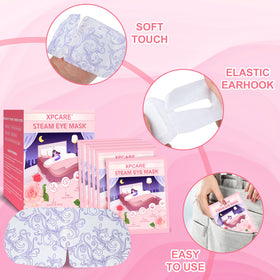 XPCARE Masque Oculaire à Vapeur avec des yeux détendus