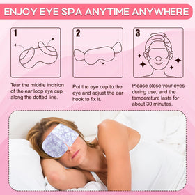 XPCARE Masque Oculaire à Vapeur détail de la texture