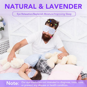 XPCARE Masque Oculaire à Vapeur - Illustration de relaxation