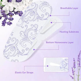 XPCARE Masque Oculaire à Vapeur Lavande avec instructions