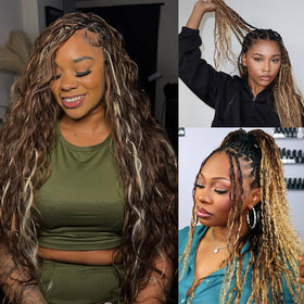 Y WIGS Cheveux bouclés 50g en emballage pratique