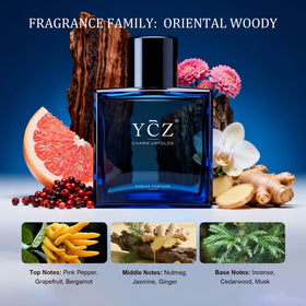 Ycz Eau De Parfum Homme 50 ml flacon arrière