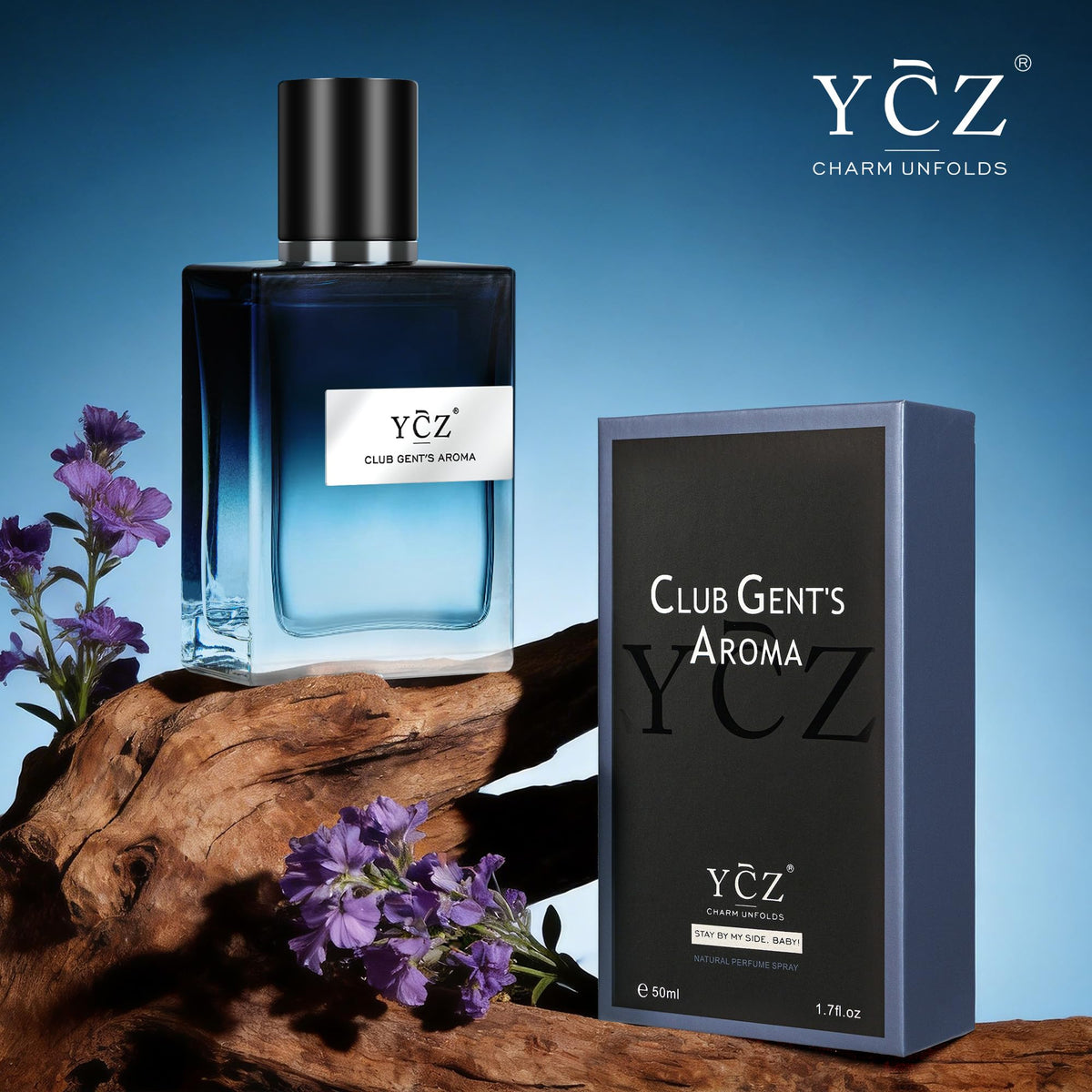 Ycz Eau de Parfum pour Homme 50 ml flacon arrière vue