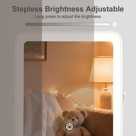 YEKKOPT miroir de maquillage portable éclairage chaud 3000K