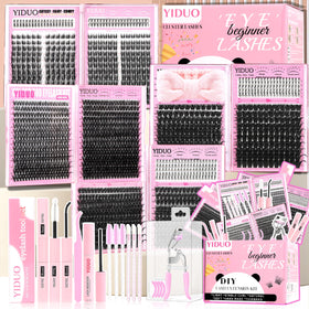 YIDUO Kit de Cils en Vrac 1888 Pcs avec accessoires inclus