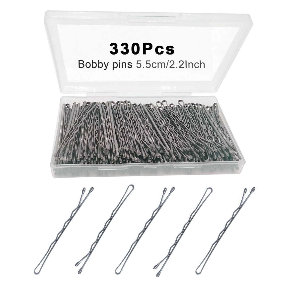 YINGFENG épingles à cheveux argentées 330 PCS dans la boîte