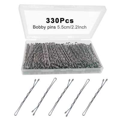 YINGFENG épingles à cheveux argentées 330 PCS dans la boîte