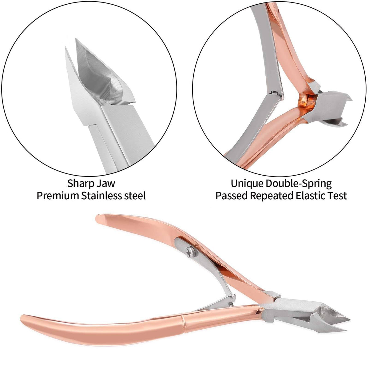 YINYIN Outils de Manucure dans leur boîte de rangement