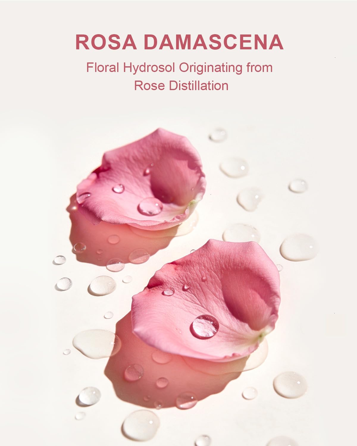 Yoken Eau de Rose Bio versée dans un flacon spray