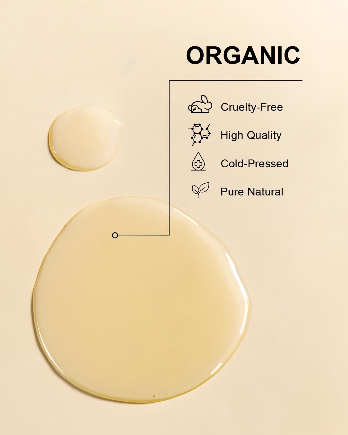 Yoken Huile de Vitamine E 16 oz sur une table en bois
