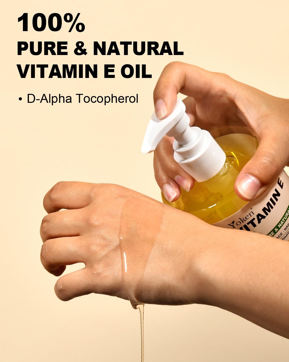 Yoken Huile de Vitamine E dans un environnement de salle de bain