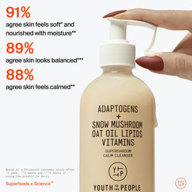 Youth To The People Nettoyant Visage Apaisant Mini Voyage 60ml avec ingrédients naturels