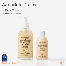 Youth To The People Nettoyant Visage Apaisant Mini Voyage 60ml avec son étiquette