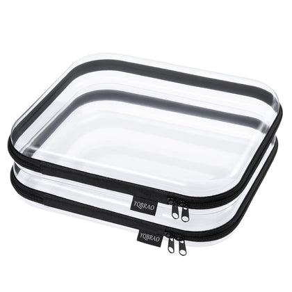 YQBRAO Organisateur Transparent 2-Pack vue de face