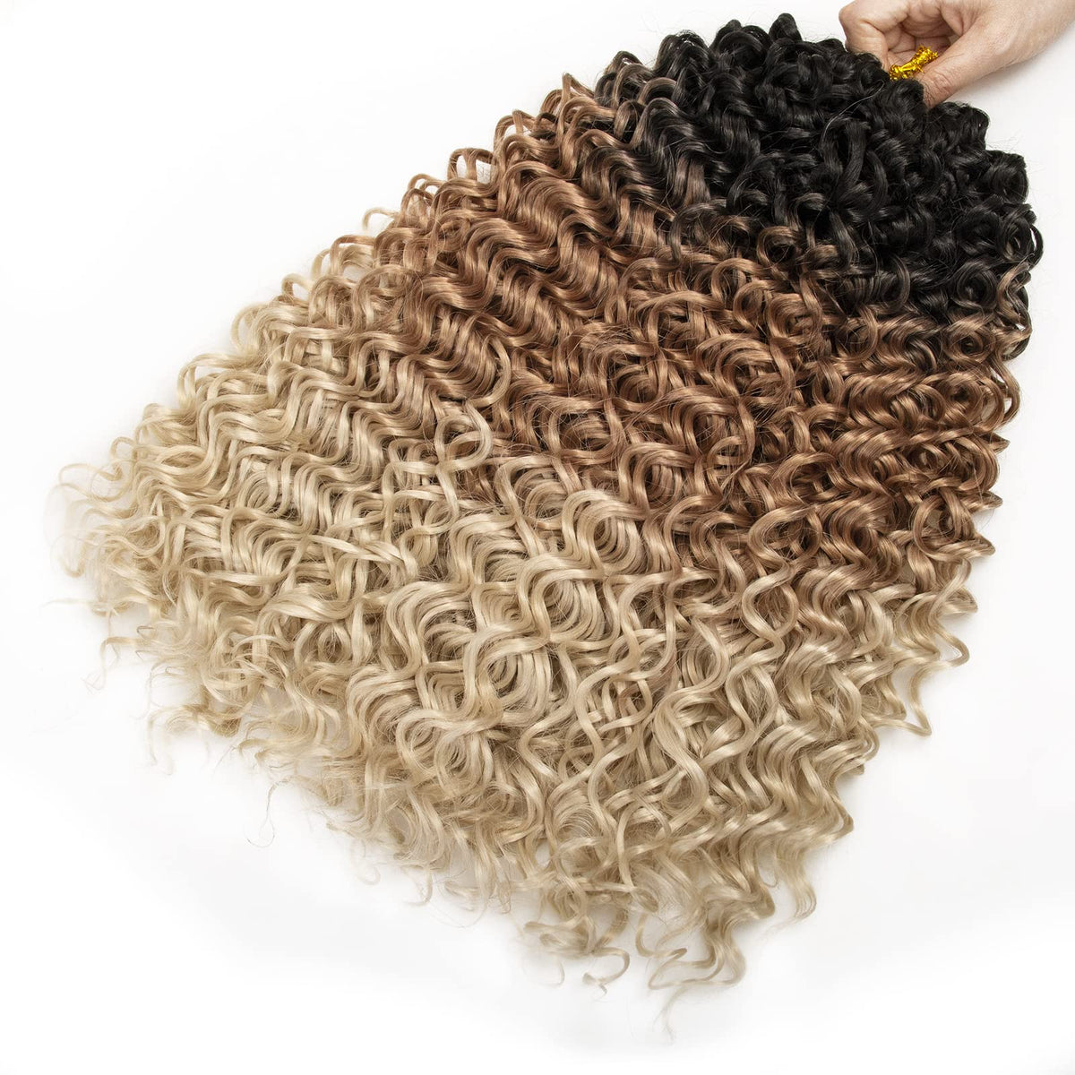 YXCHERISHAIR Cheveux Bouclés au Crochet GoGo 18 pouces avec accessoires