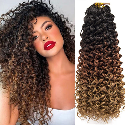 YXCHERISHAIR cheveux bouclés au crochet GoGo 18 pouces paquet de 8