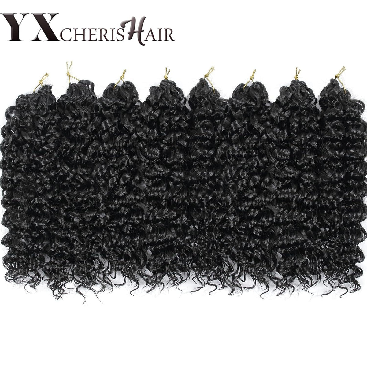 YXCHERISHAIR cheveux bouclés en crochet GoGo 12 pouces en paquet