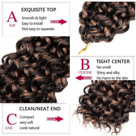 YXCHERISHAIR Cheveux Crochets GoGo Curl avec des boucles éclatantes