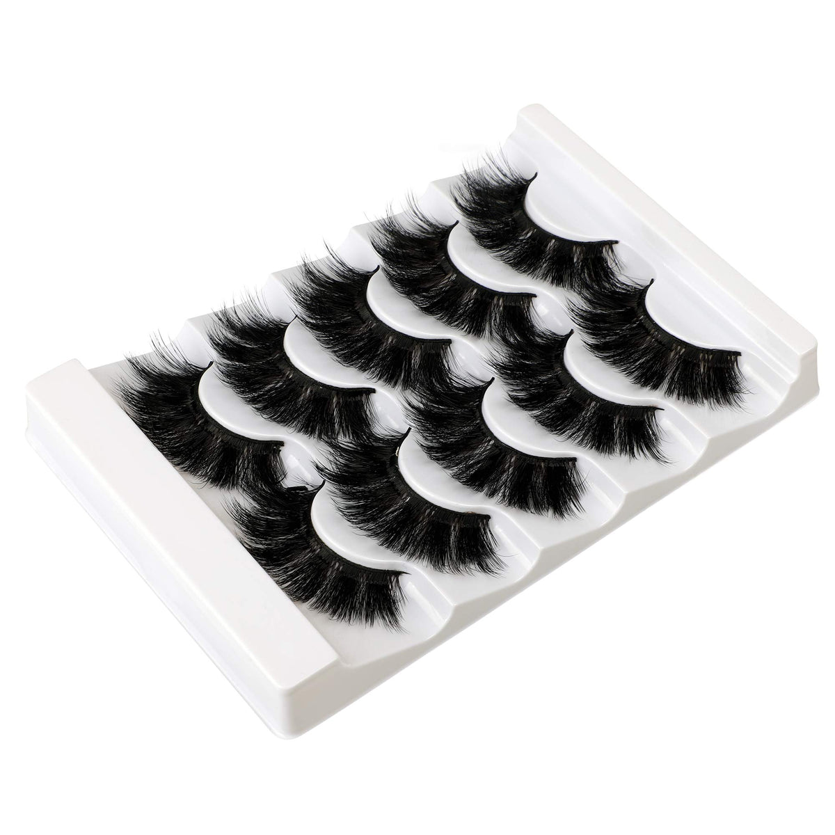 zanlufly Faux Mink Lashes 22MM cils portés