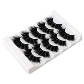 zanlufly Faux Mink Lashes 22MM cils portés