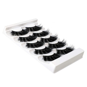 zanlufly Faux Mink Lashes 22MM détails de la texture