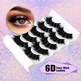 zanlufly Faux Mink Lashes 22MM vue latérale