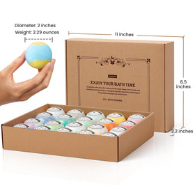 ZenBombs bombes de bain avec différentes senteurs en présentation