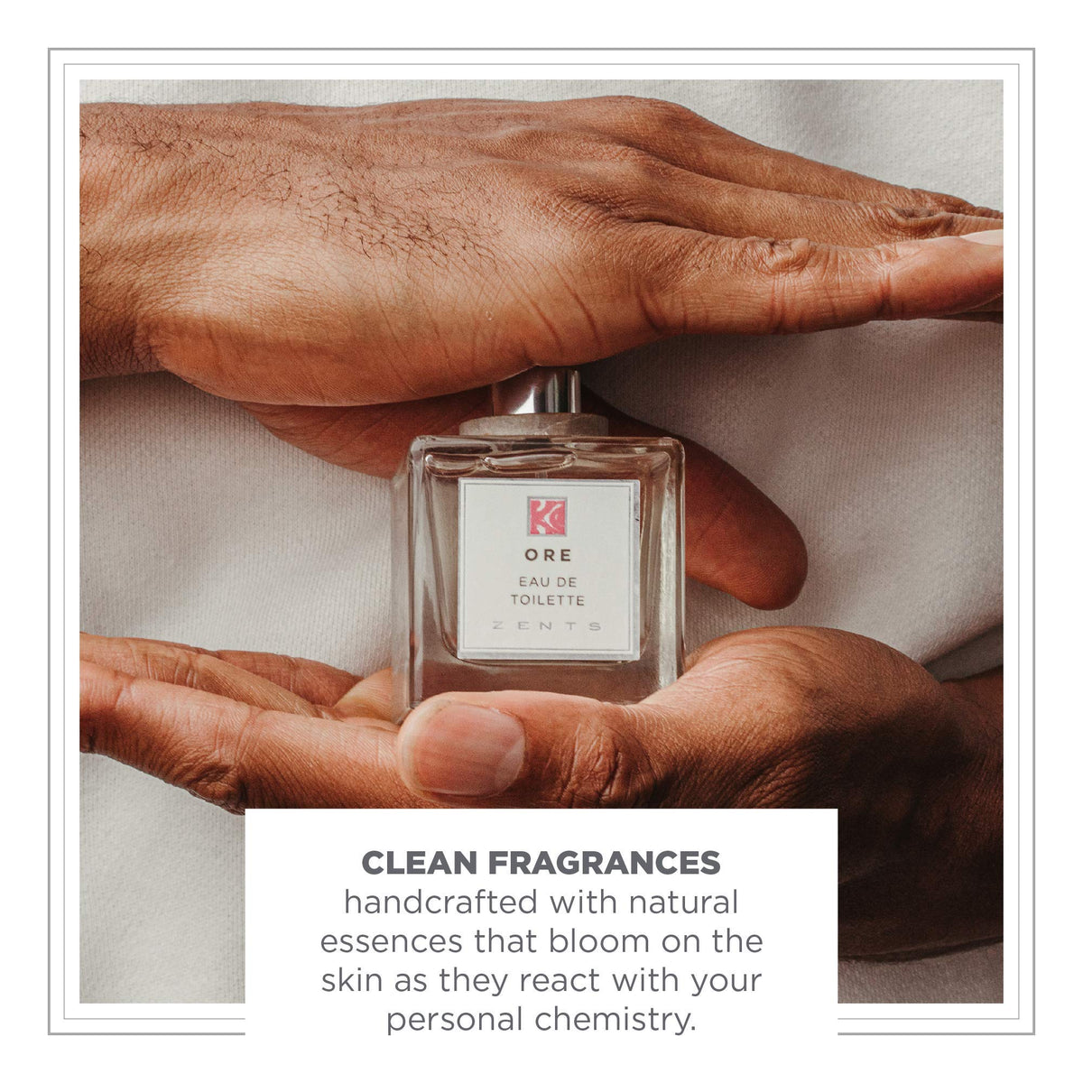 Zents Eau de Parfum Ore 1,69 oz étiquette