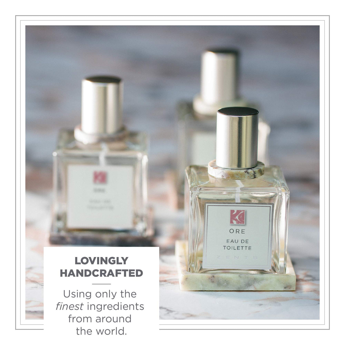 Zents Eau de Parfum Ore 1,69 oz près de fleurs