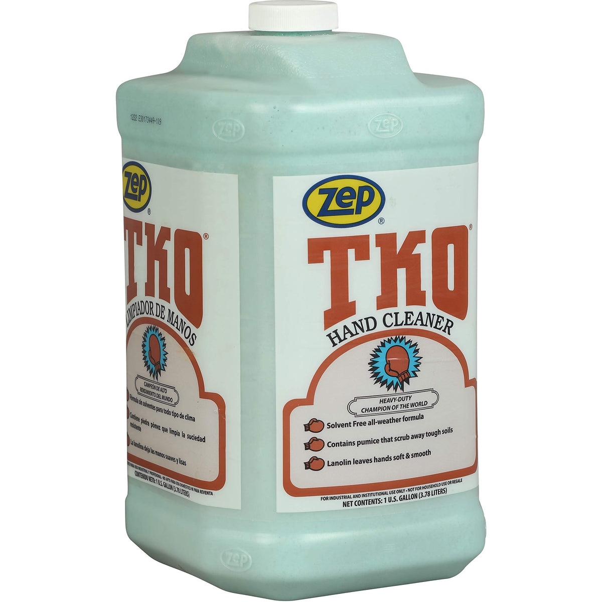 Zep Nettoyant à Main TKO 1 Gallon vue de face avec étiquette