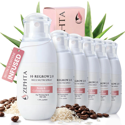 Zephta H-Regrow Spray de Croissance Capillaire 6 Pack vue avant