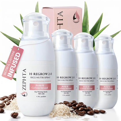 Zephta H-Regrow spray de croissance capillaire, vue avant