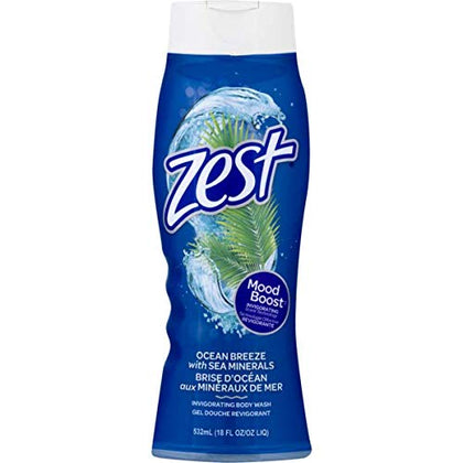 Zest Gel Douche Océan 532ml vue avant avec packaging