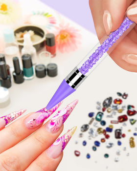 Zoom sur l'applicateur de strass Difenni avec tête en cire