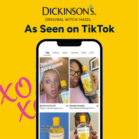 Zoom sur l'étiquette du tonique purifiant Dickinson's