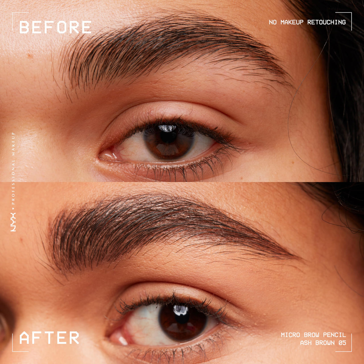 Zoom sur la teinte Ash Brown du Micro Brow Pencil