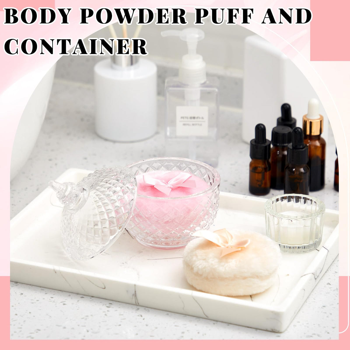 Zoom sur la texture douce de la poudre à maquillage Tioncy