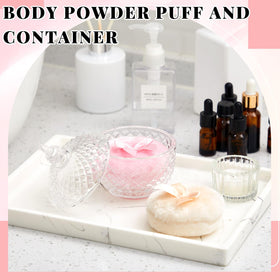 Zoom sur la texture douce de la poudre à maquillage Tioncy