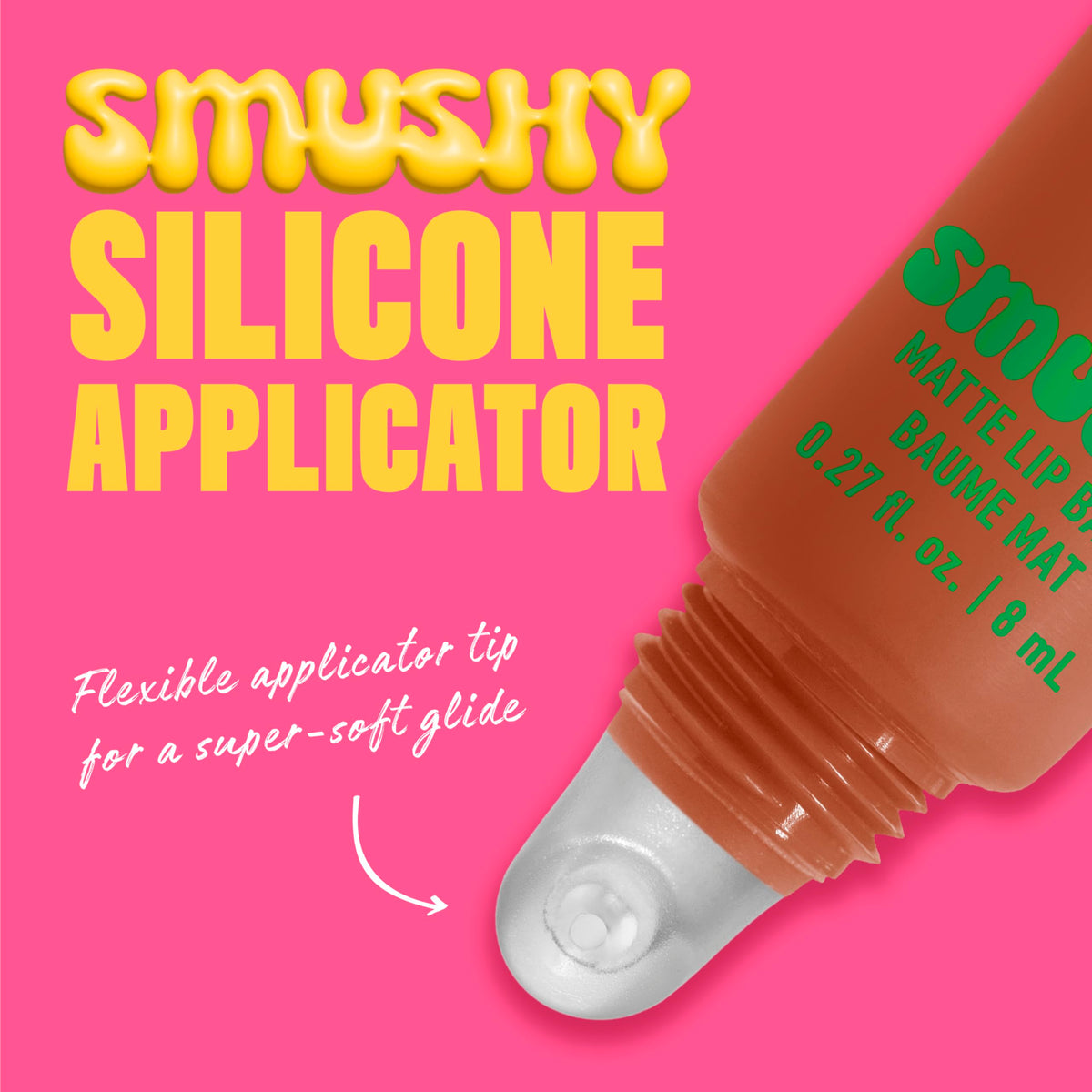 Zoom sur la texture du Baume à Lèvres Mat Smushy NYX