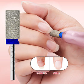 Zoom sur la texture du foret à ongles Makartt et son grain M #150