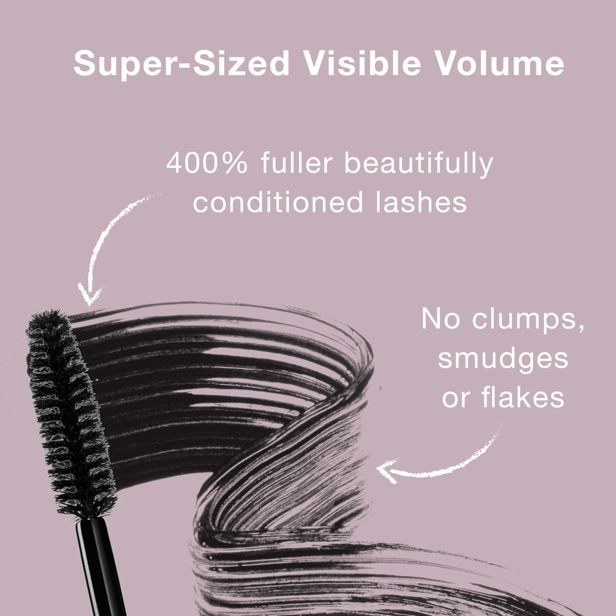Zoom sur la texture du mascara Neutrogena Healthy Volume