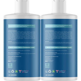 Zoom sur la texture du shampooing à la biotine et romarin