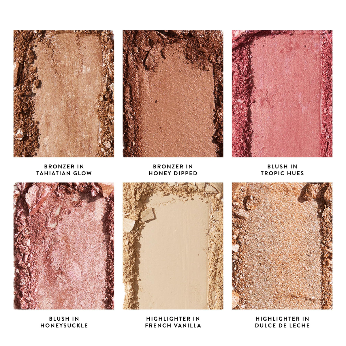 Zoom sur le bronzer de la palette Cheek to Chic Tropical Glow