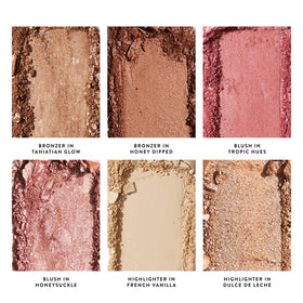 Zoom sur le bronzer de la palette Cheek to Chic Tropical Glow