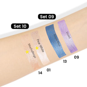 Zoom sur le crayon ombre à paupières crème evpct avec une texture crémeuse