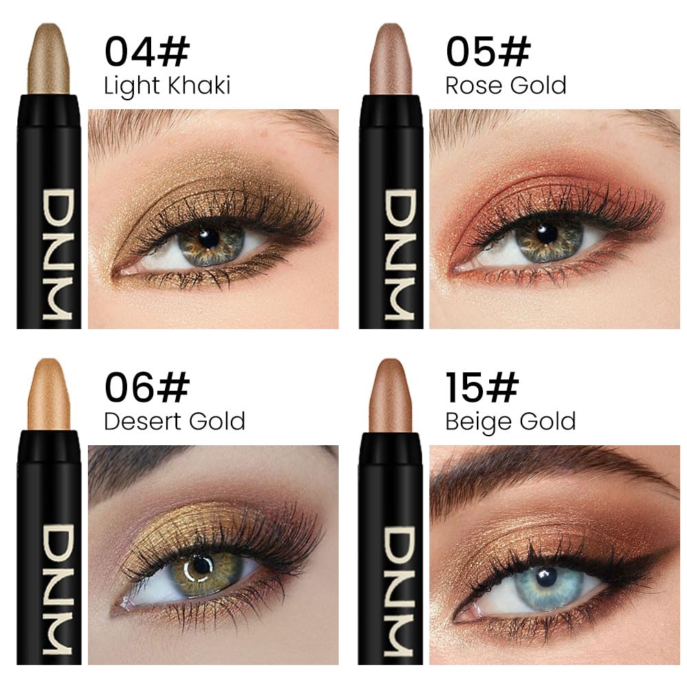 Zoom sur le crayon ombre à paupières evpct couleur beige métallisé