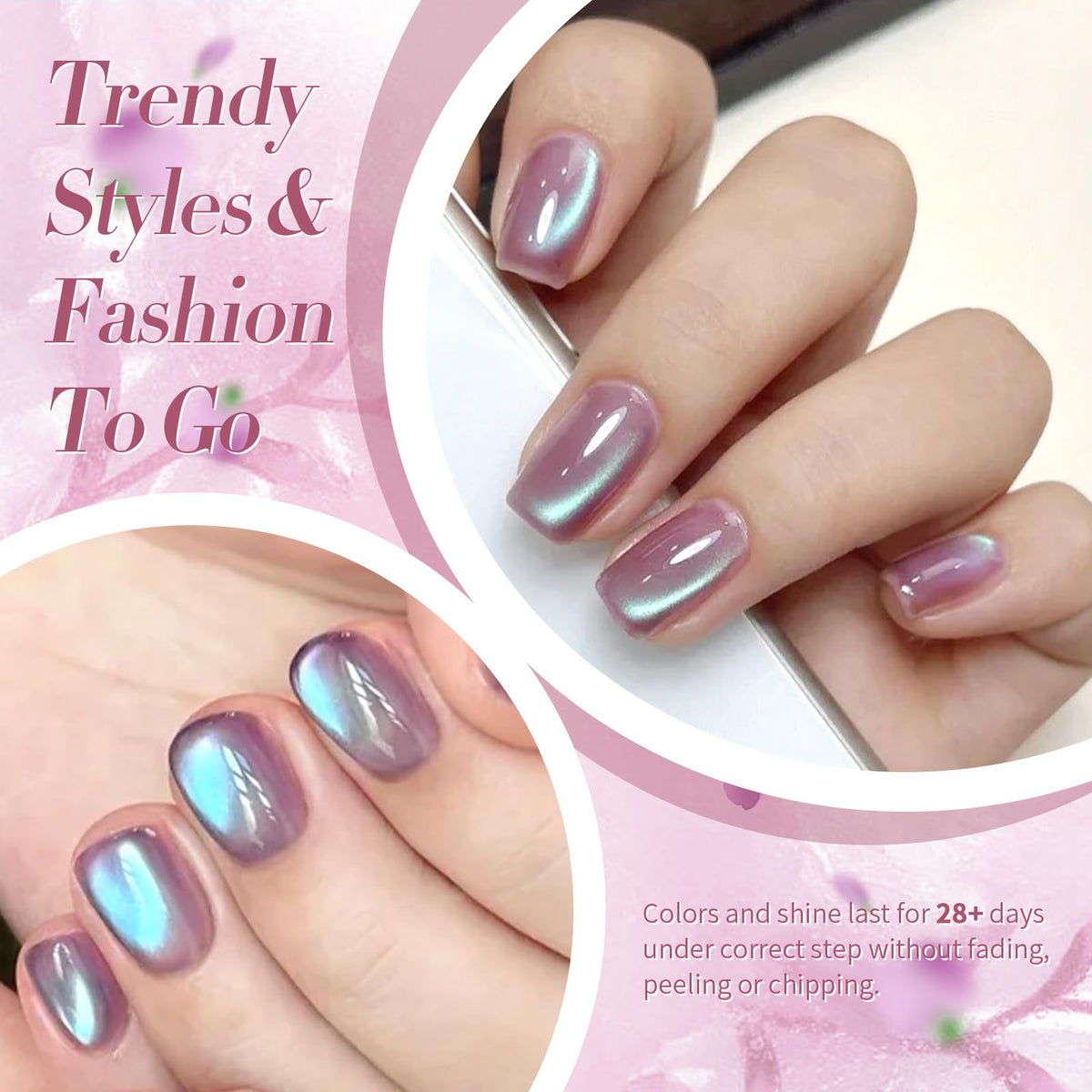 Zoom sur le flacon de vernis gel magnétique Born Pretty