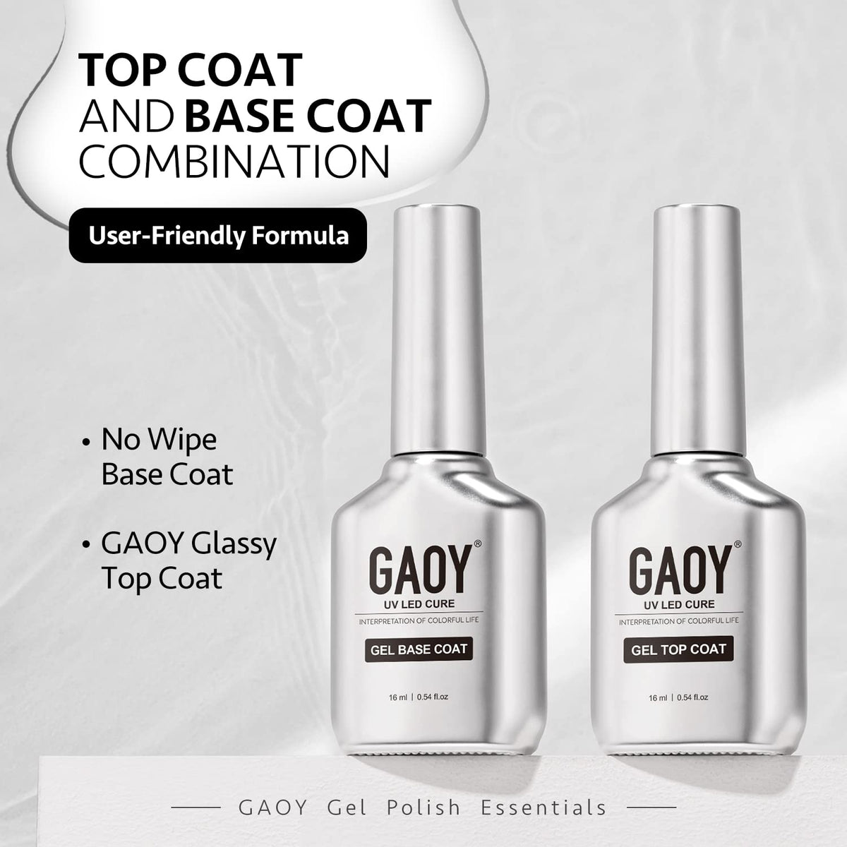Zoom sur le Vernis Gel GAOY montrant la texture