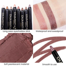 Zoom sur les couleurs mates et brillantes des crayons evpct